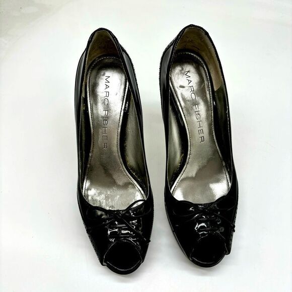 Marc Fisher Peep Toe Platform Pump - Picture 6 of 8